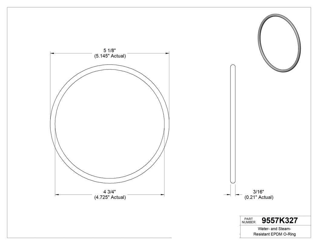 Technical drawing - 9557K327